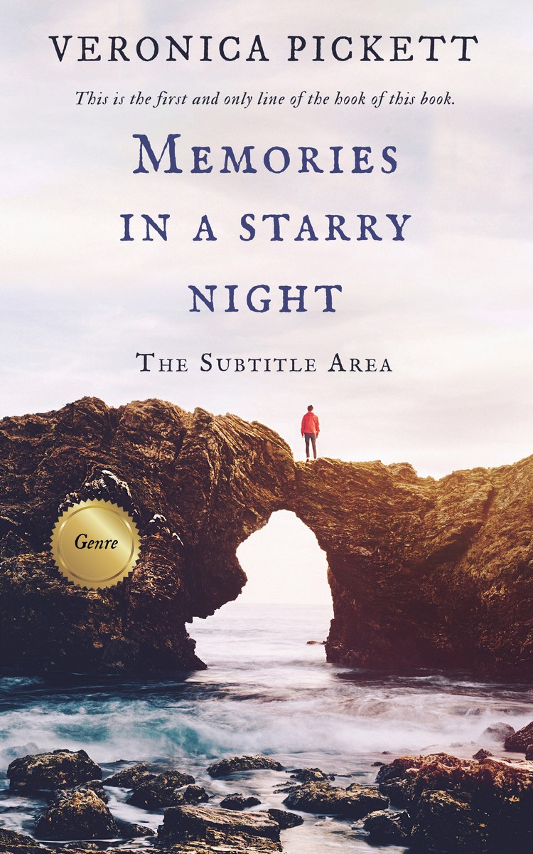 2D view of Premade Literary Fiction Book Cover - Ebb