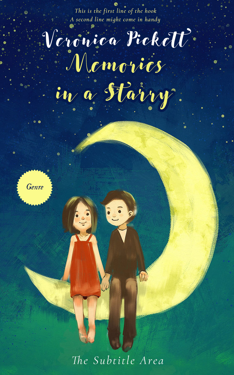 2D view of Eden #1131 - Premade Romance Book Cover