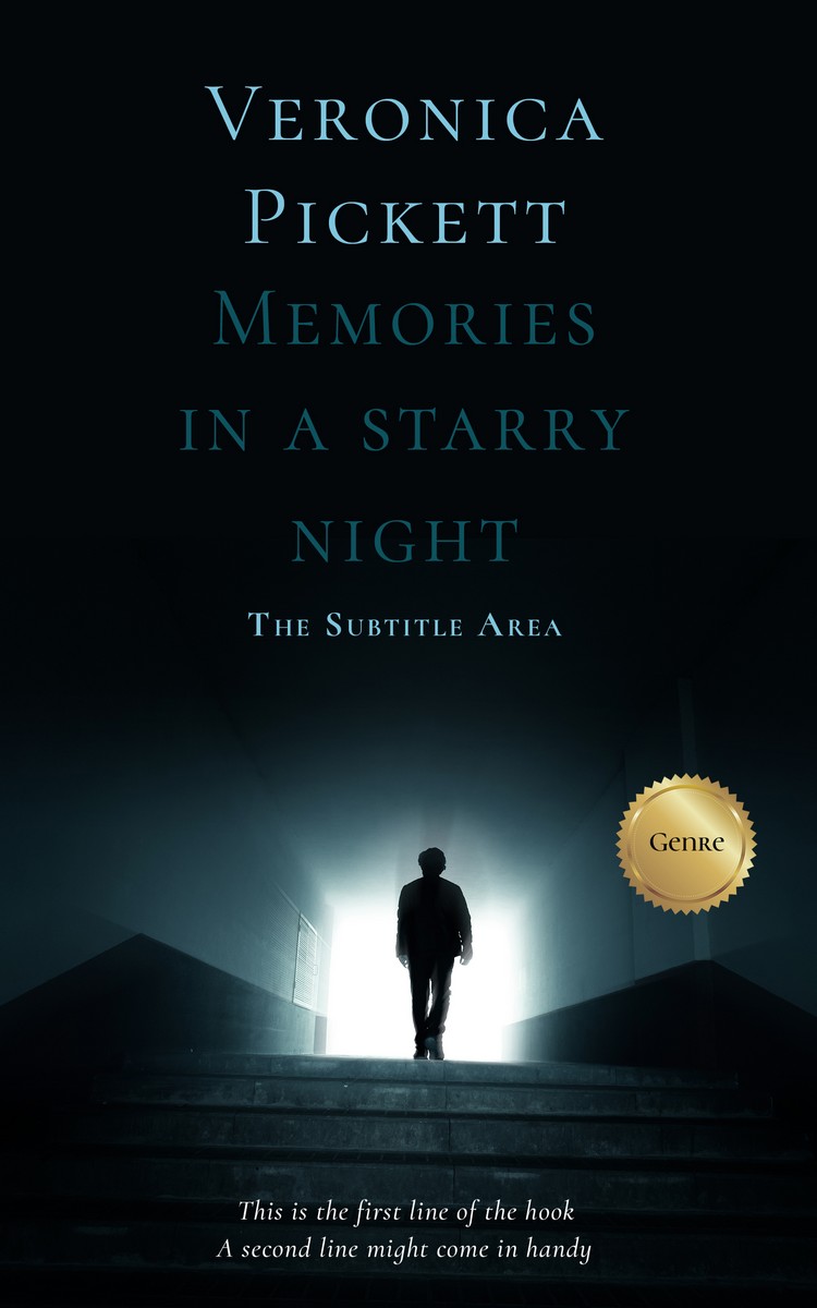 2D view of Premade Mystery & Thriller & Suspense Book Cover - Ebony