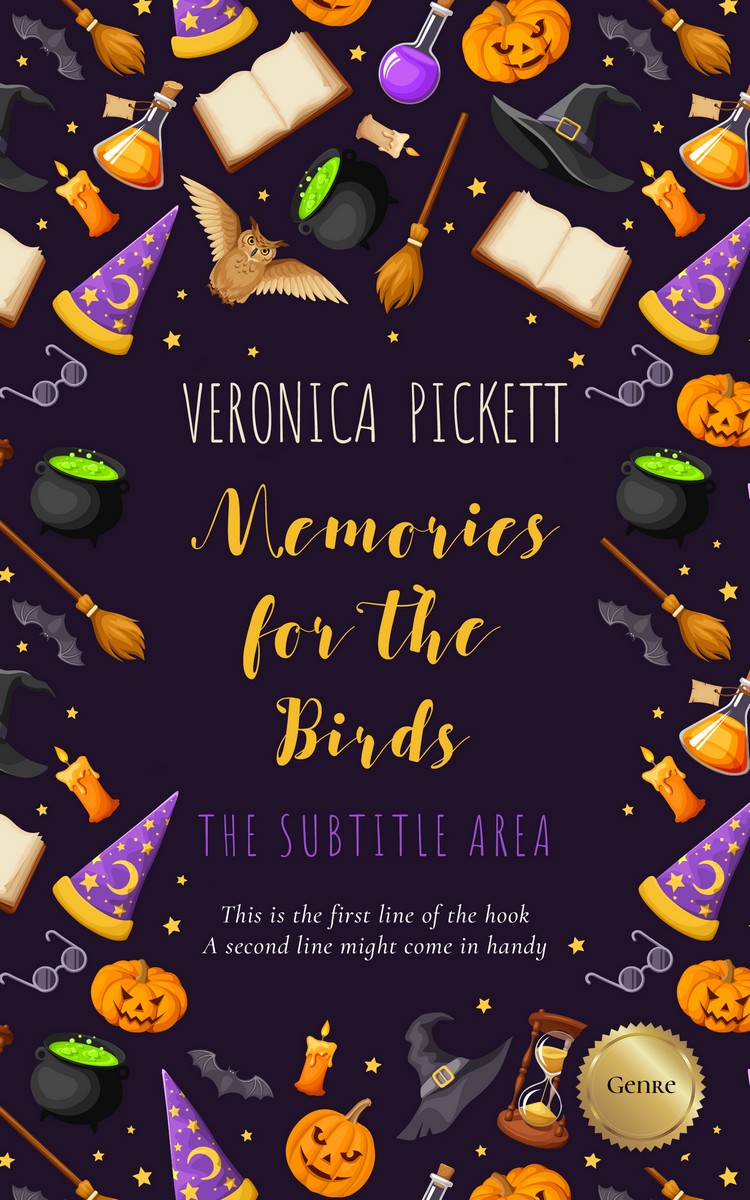 2D view of Premade Fantasy Book Cover - Revolver