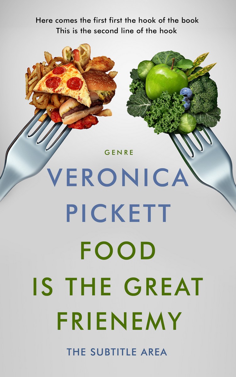 2D view of Quill Gray #1160 - Premade Health & Mind & Body Book Cover