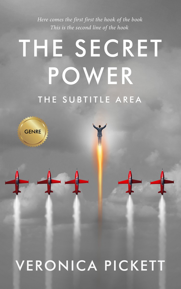 2D view of Star Dust #1166 - Premade Self-Improvement & Self-Help Book Cover