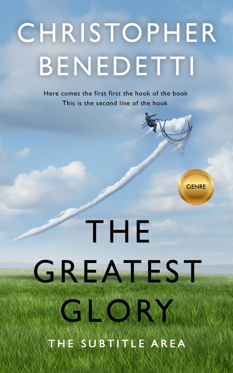 2D view of Rock Blue #1239 - Premade Self-Improvement & Self-Help Book Cover