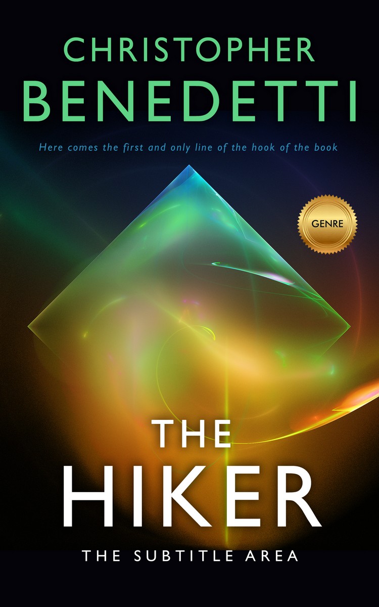 2D view of Alpine #1241 - Premade Abstract Book Cover