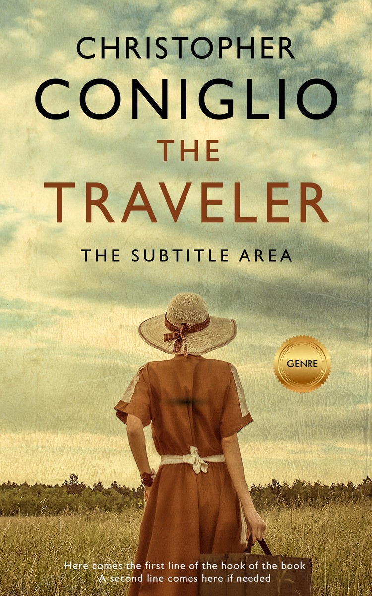 2D view of Yuma #1245 - Premade Travel Book Cover | BookCoverZone