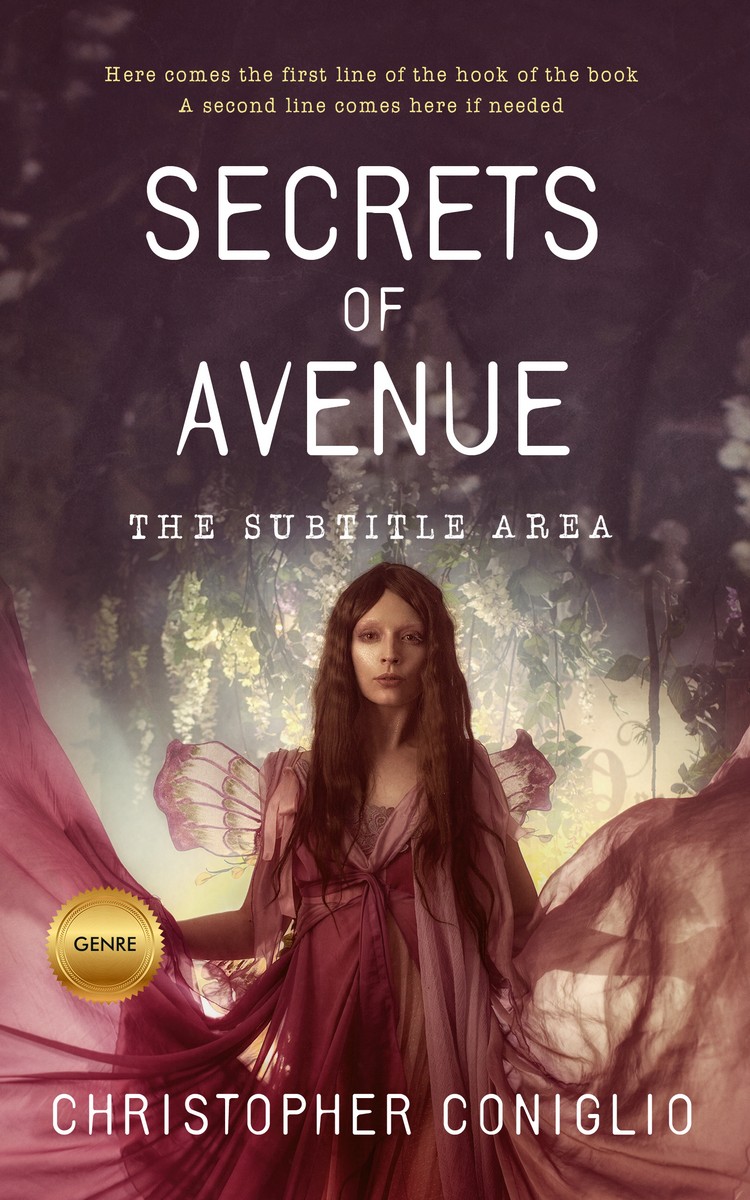 2D view of Livid Brown #1304 - Premade Fantasy Book Cover