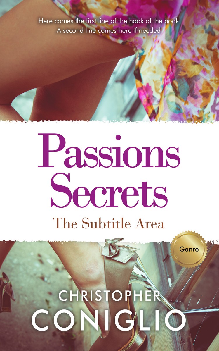 2D view of Au Chico #1311 - Premade Romance Book Cover