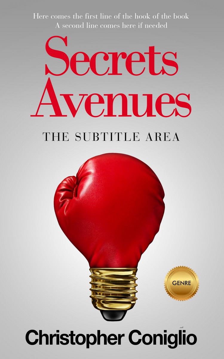 2D view of Premade Self-Improvement & Self-Help Book Cover - Cloud