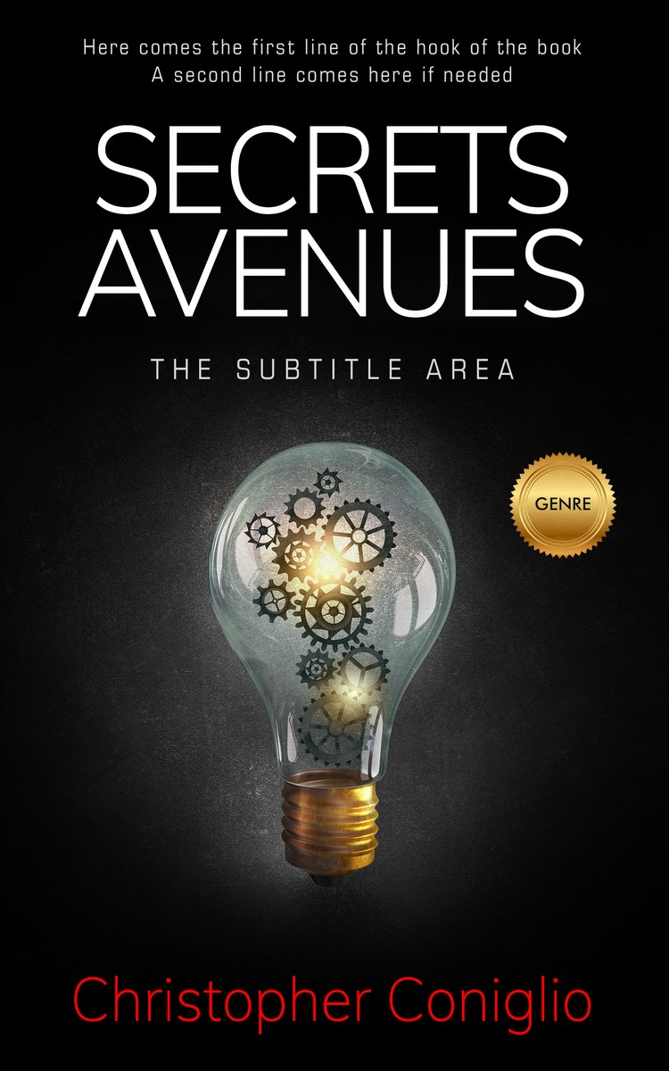 2D view of Cod Gray #1319 - Premade Business Book Cover