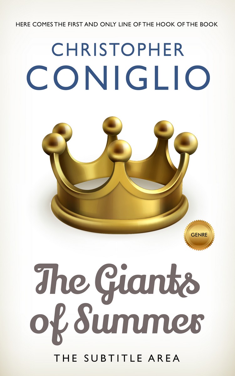 2D view of Premade Royal Romance Book Cover - Fuscous Gray