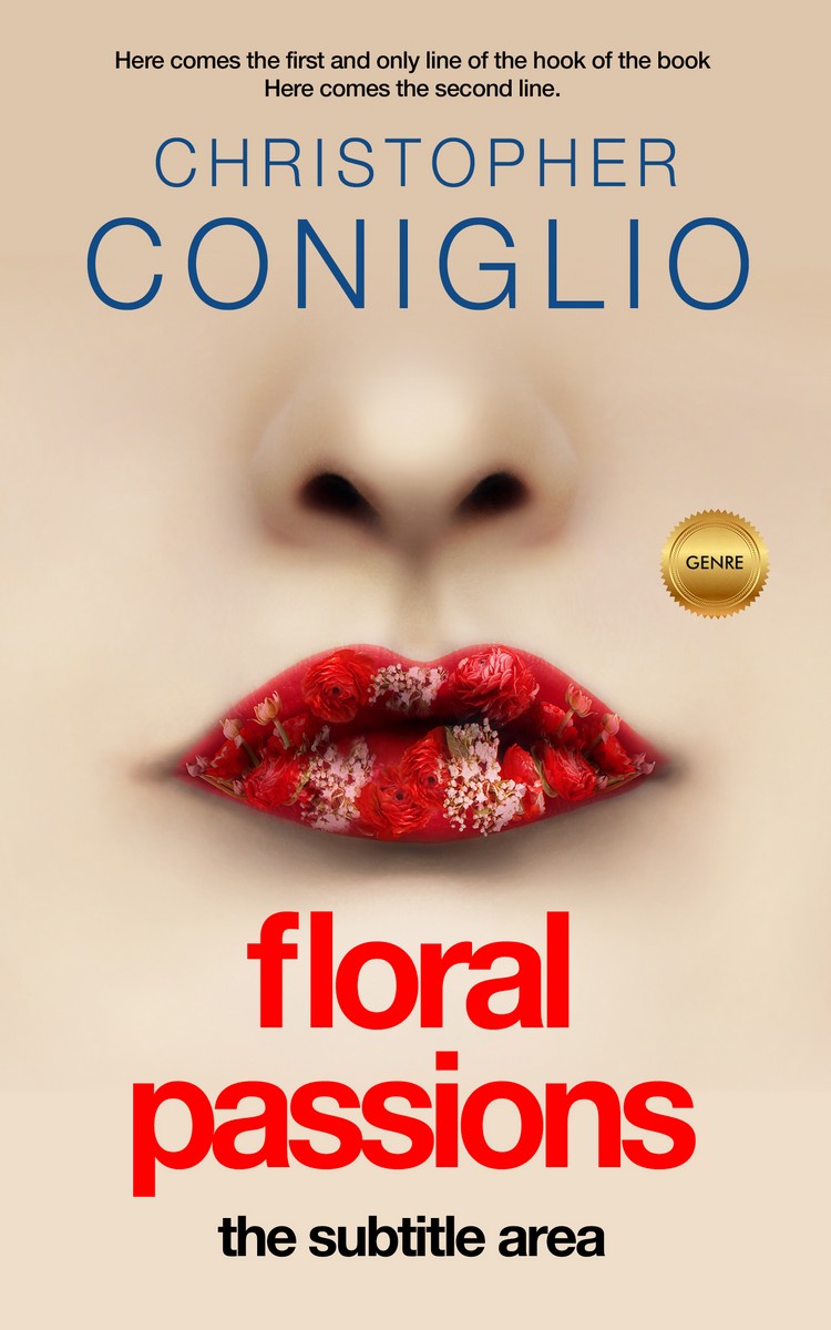 2D view of Grain Brown #1374 - Premade Erotica Book Cover