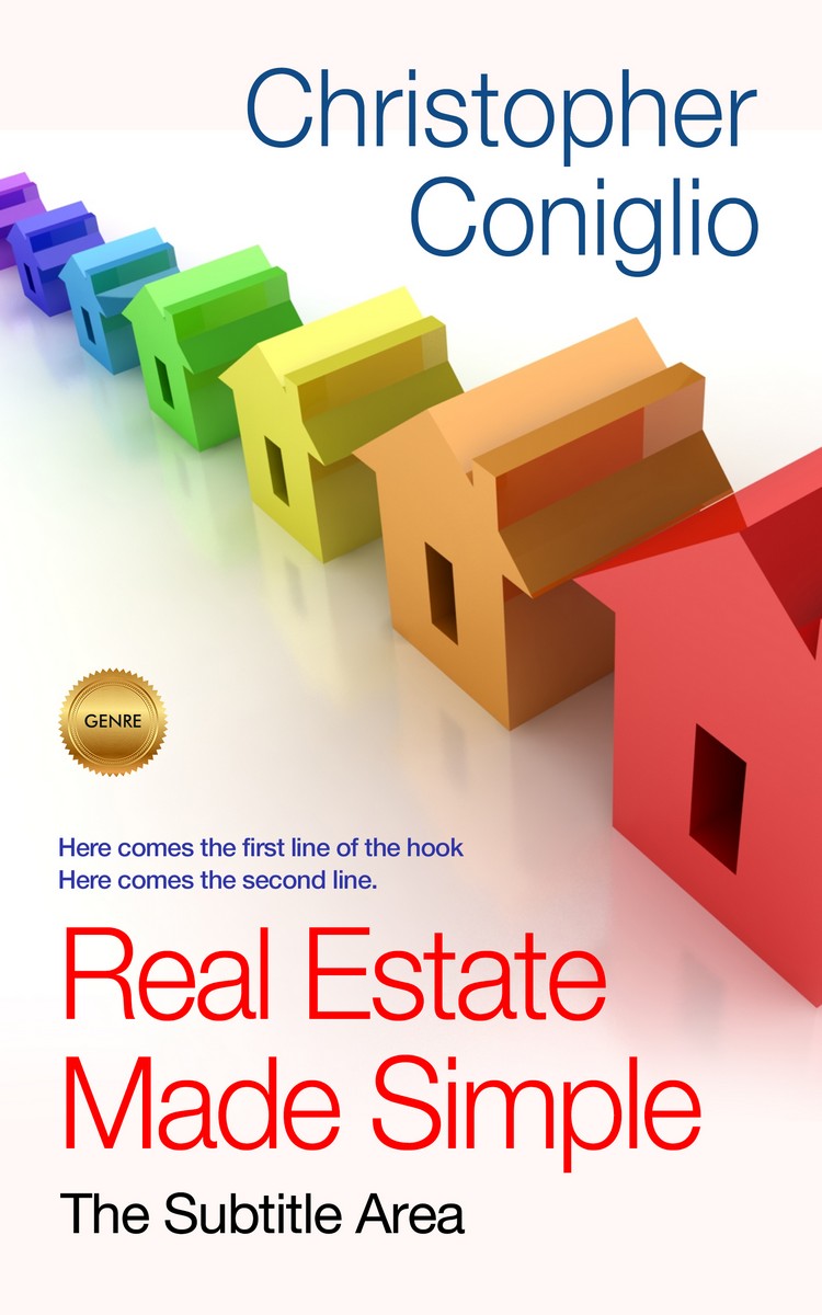 2D view of Ecru White #1377 - Premade Business Book Cover