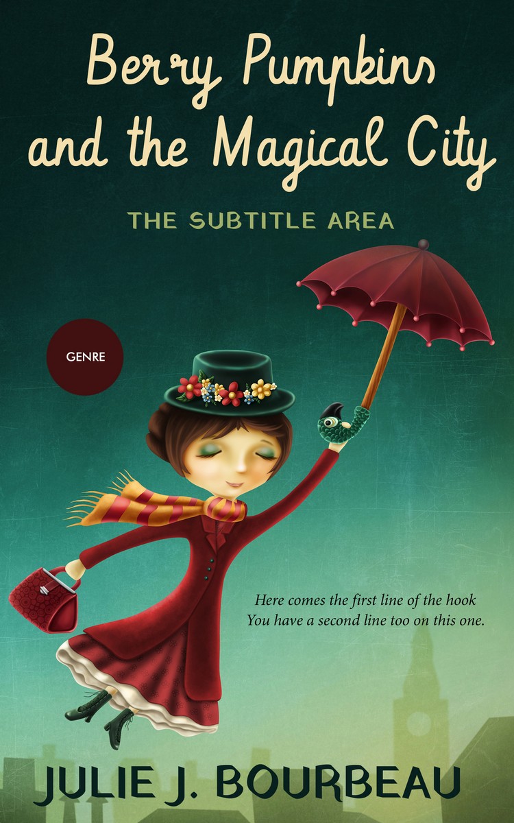 2D view of Premade Fantasy Book Cover - Gable Green