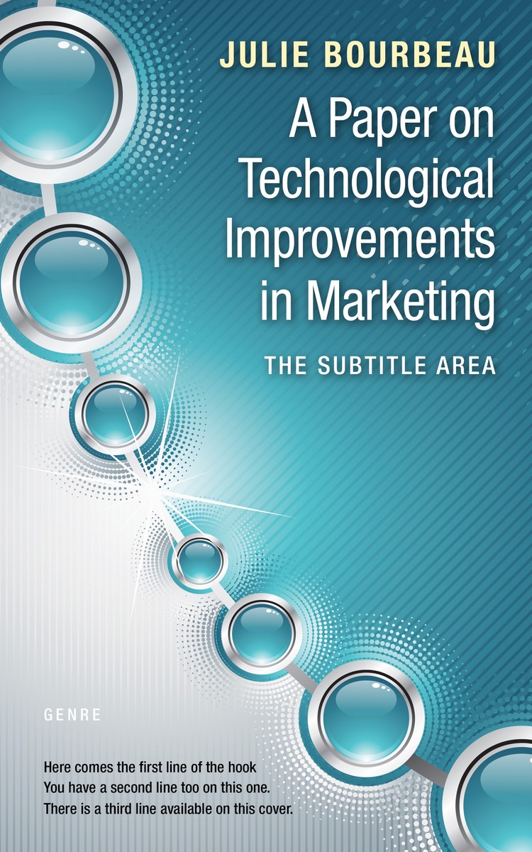 2D view of Premade Business Book Cover - Wedgewood