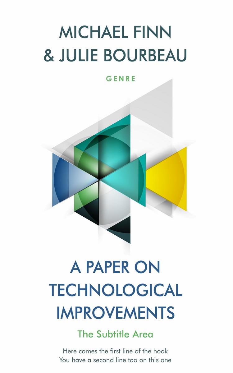 2D view of Paradiso #1403 - Premade Abstract Book Cover | BookCoverZone