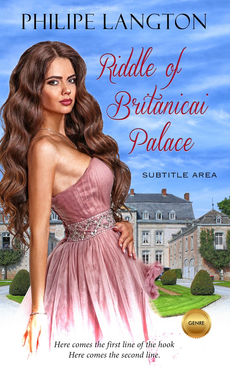 2D view of Cornflower #1425 - Premade Romance Book Cover