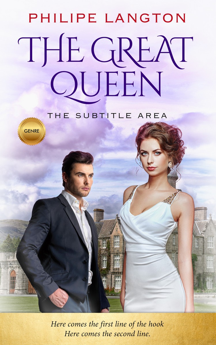 2D view of Mischka #1426 - Premade Romance Book Cover