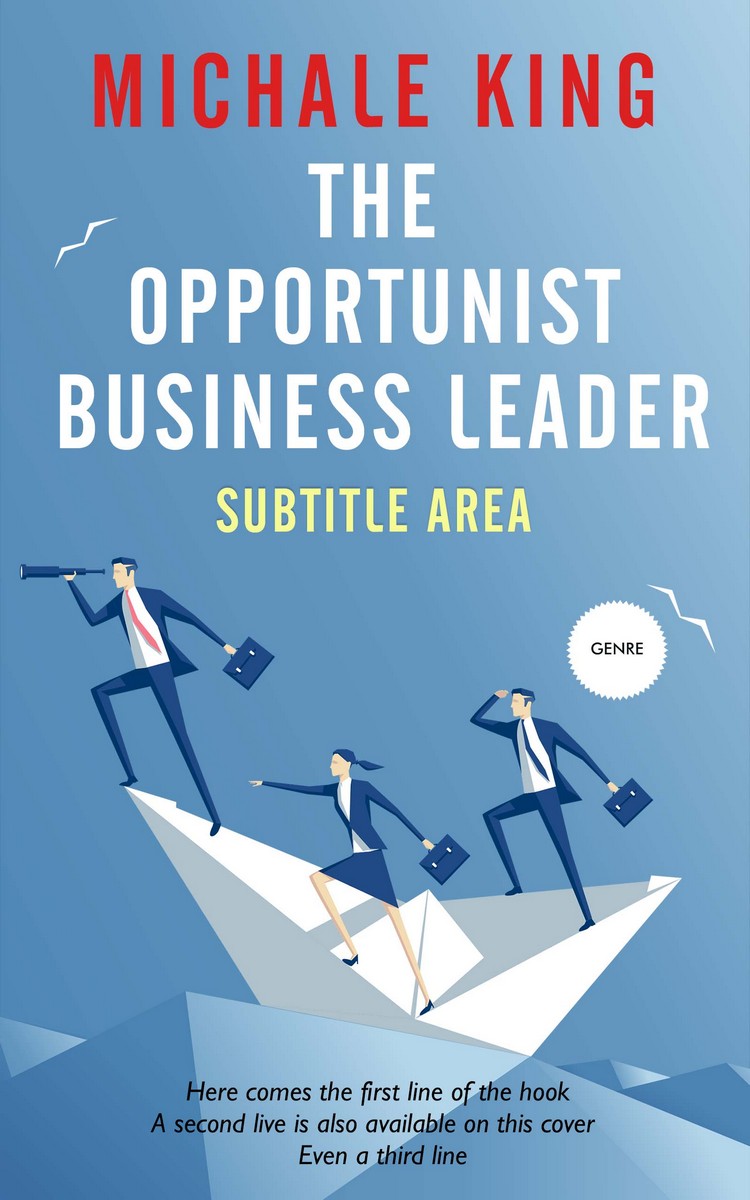 2D view of Glacier #1459 - Premade Business Book Cover