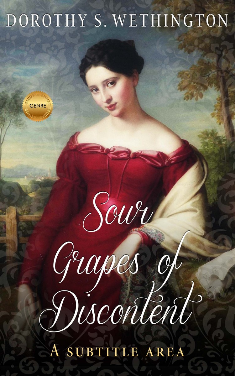 2D view of Premade Historical Book Cover - Woody Brown