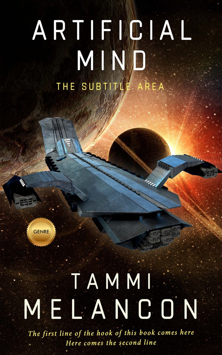 2D view of Gondola #1515 - Premade Science Fiction Book Cover