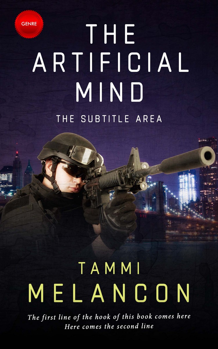 2D view of Bastille #1518 - Premade Action & Adventure Book Cover