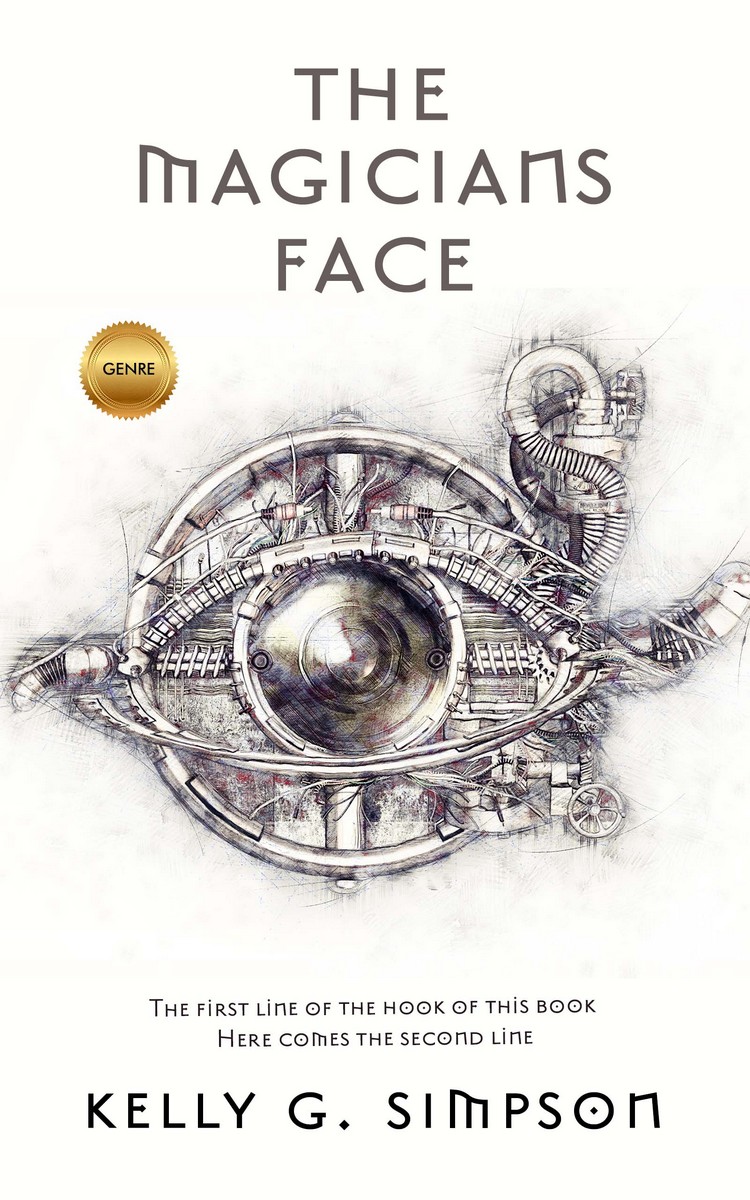 2D view of Tundora #1541 - Premade Science Fiction Book Cover