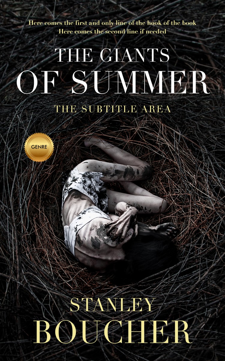 2D view of Cod Gray #1546 - Premade Horror Book Cover