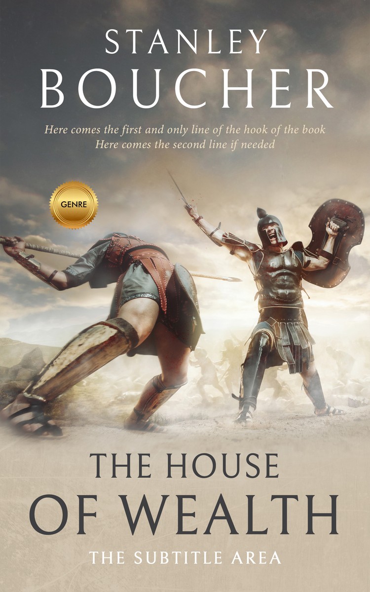 2D view of Premade Historical Book Cover - Napa