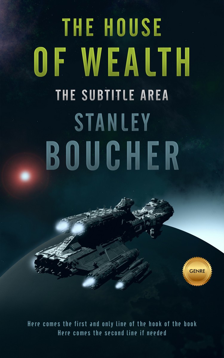 2D view of Premade Science Fiction Book Cover - Firefly