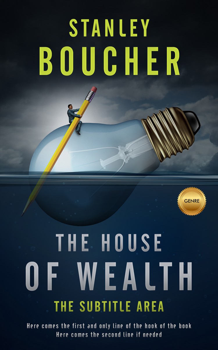 2D view of Mirage #1568 - Premade Business Book Cover