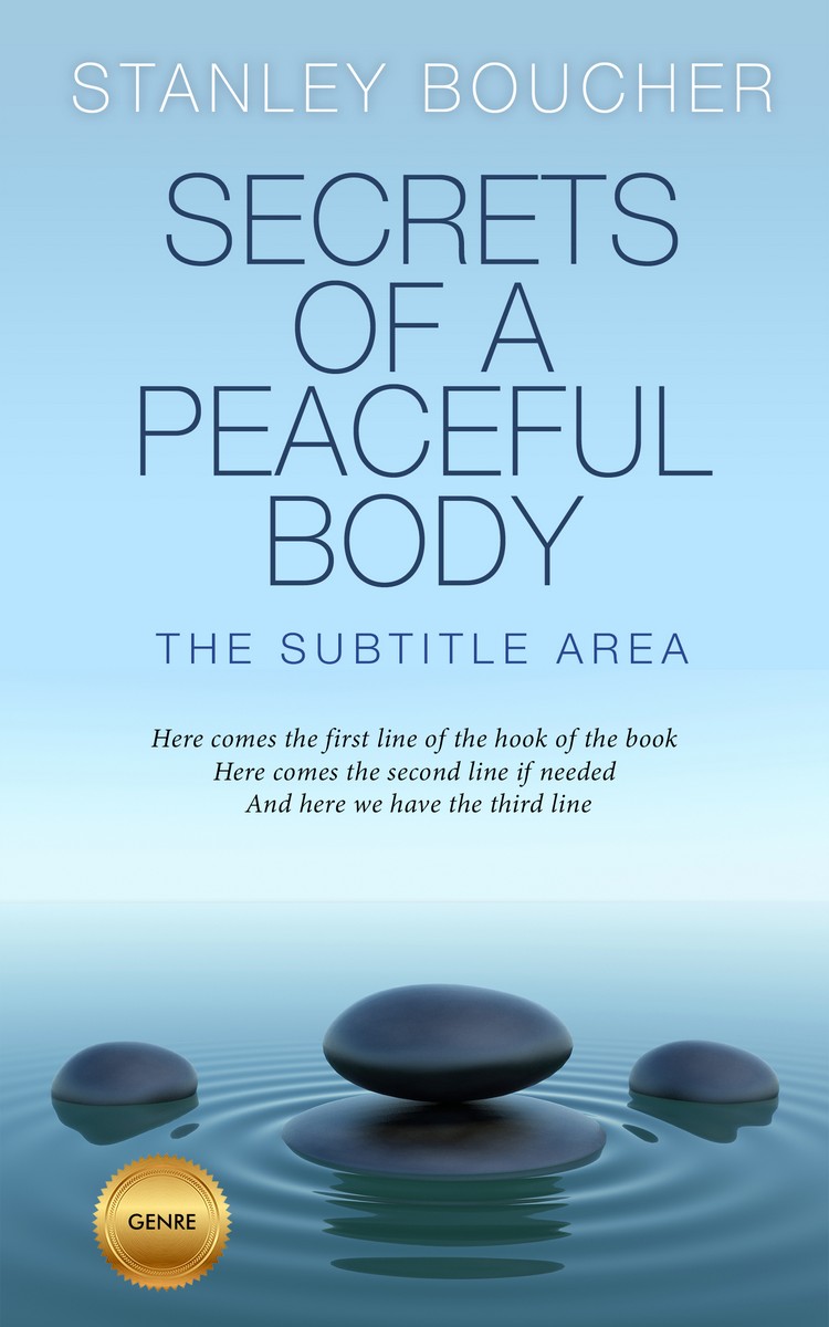 2D view of Blizzard Blue #1588 - Premade Health & Mind & Body Book Cover