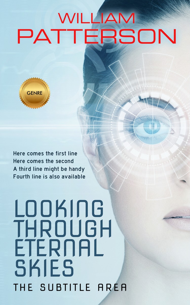 2D view of Premade Science Fiction Book Cover - Botticelli