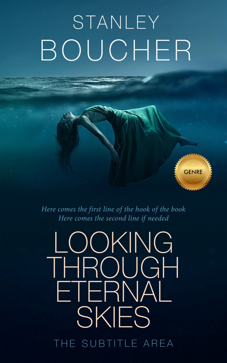 2D view of Premade Mystery & Thriller & Suspense Book Cover - Black Pearl