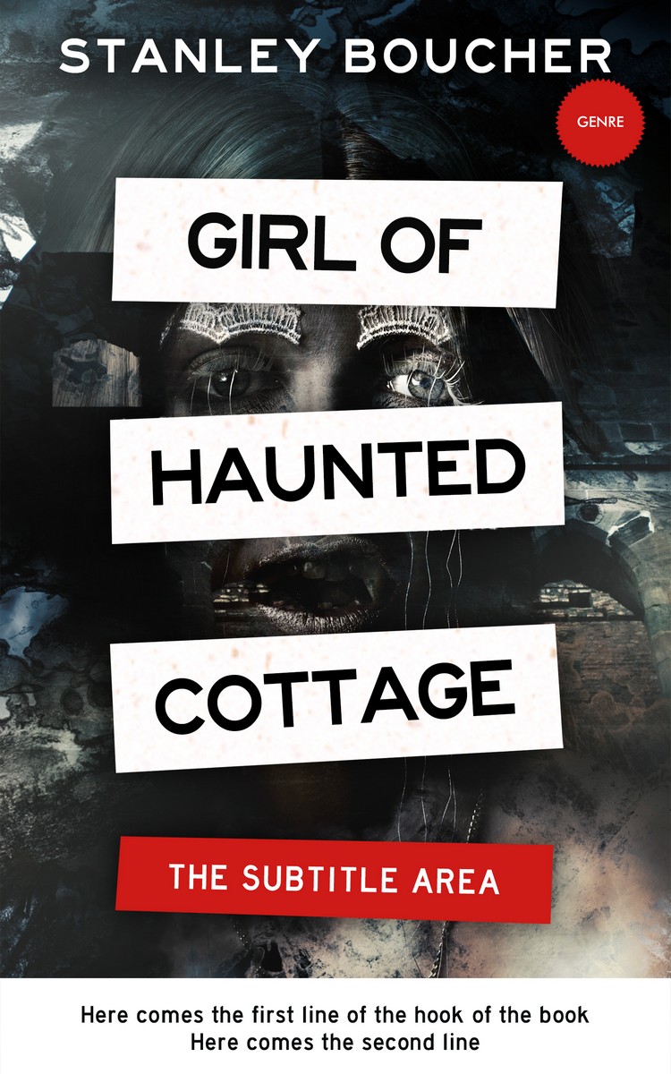 2D view of My Pink #1602 - Premade Horror Book Cover