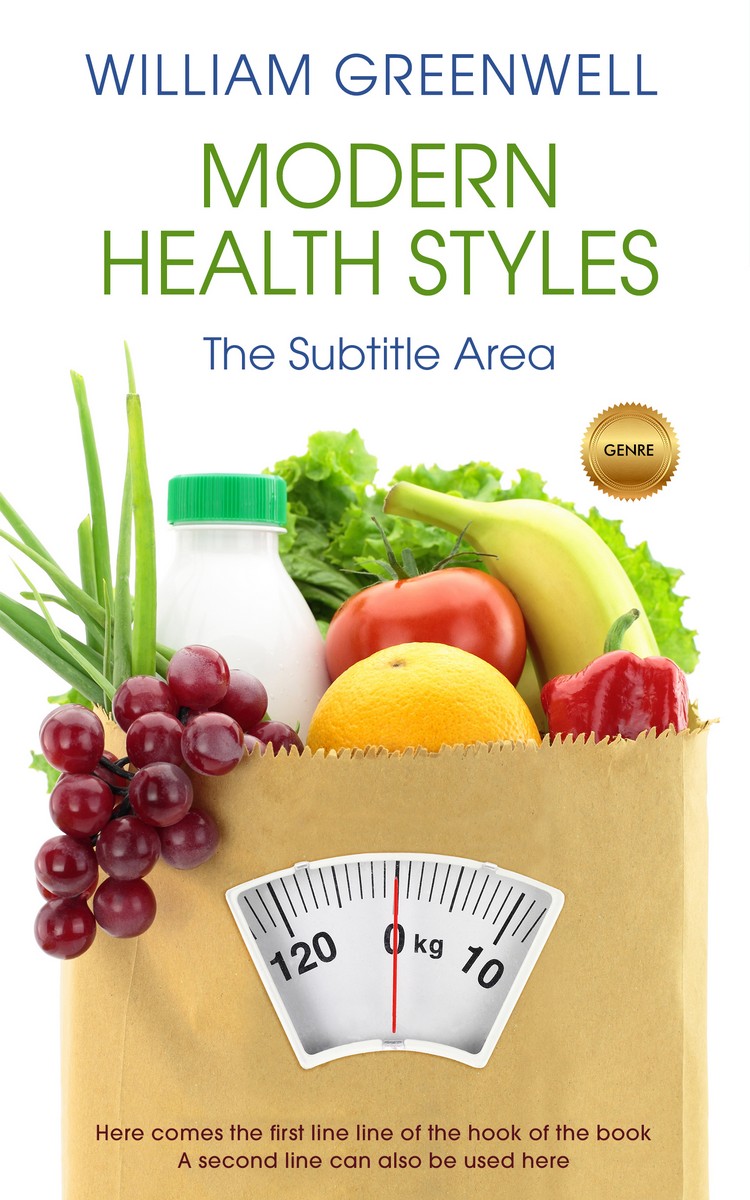 2D view of Tacha #1622 - Premade Health & Mind & Body Book Cover