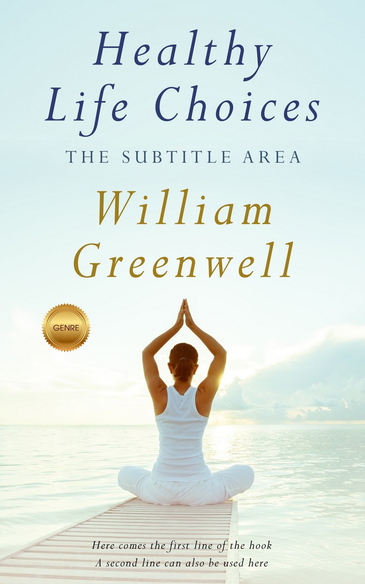 2D view of Harp #1644 - Premade Health & Mind & Body Book Cover | BookCoverZone