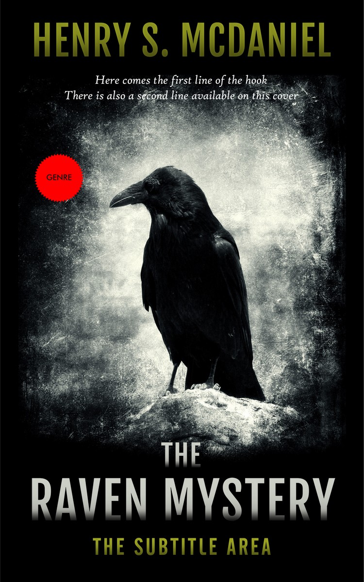 2D view of Heavy Metal #1673 - Premade Horror Book Cover