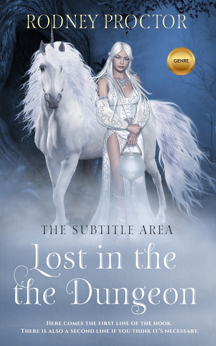 2D view of Bali Hai #1704 - Premade Fantasy Book Cover