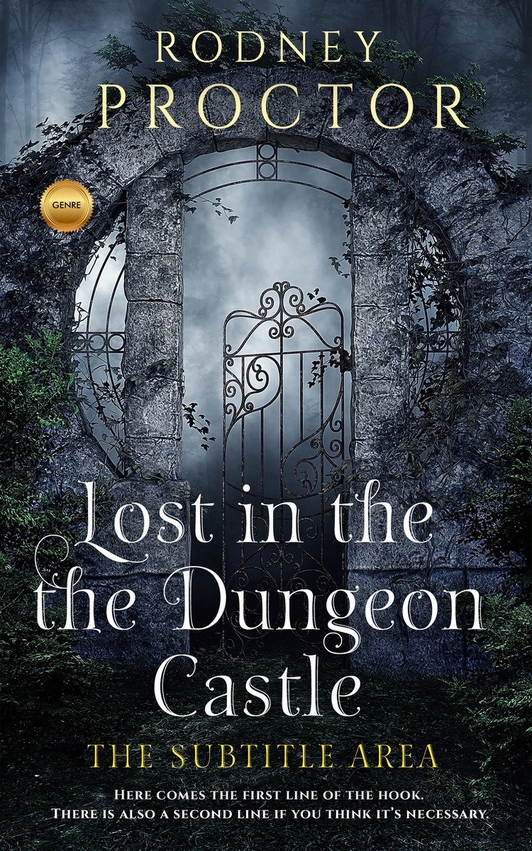 2D view of Premade Fantasy Book Cover - Bunker