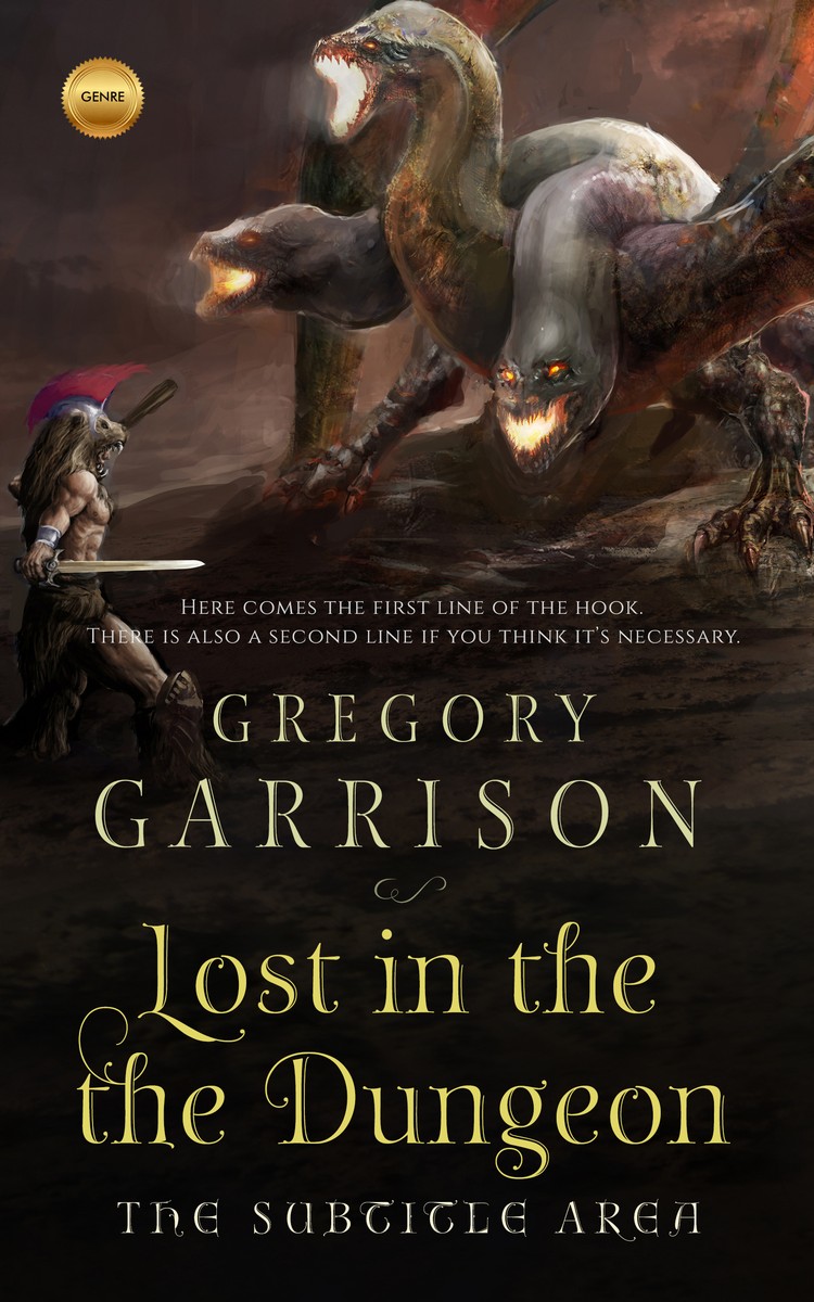 2D view of Zeus #1716 - Premade Fantasy Book Cover