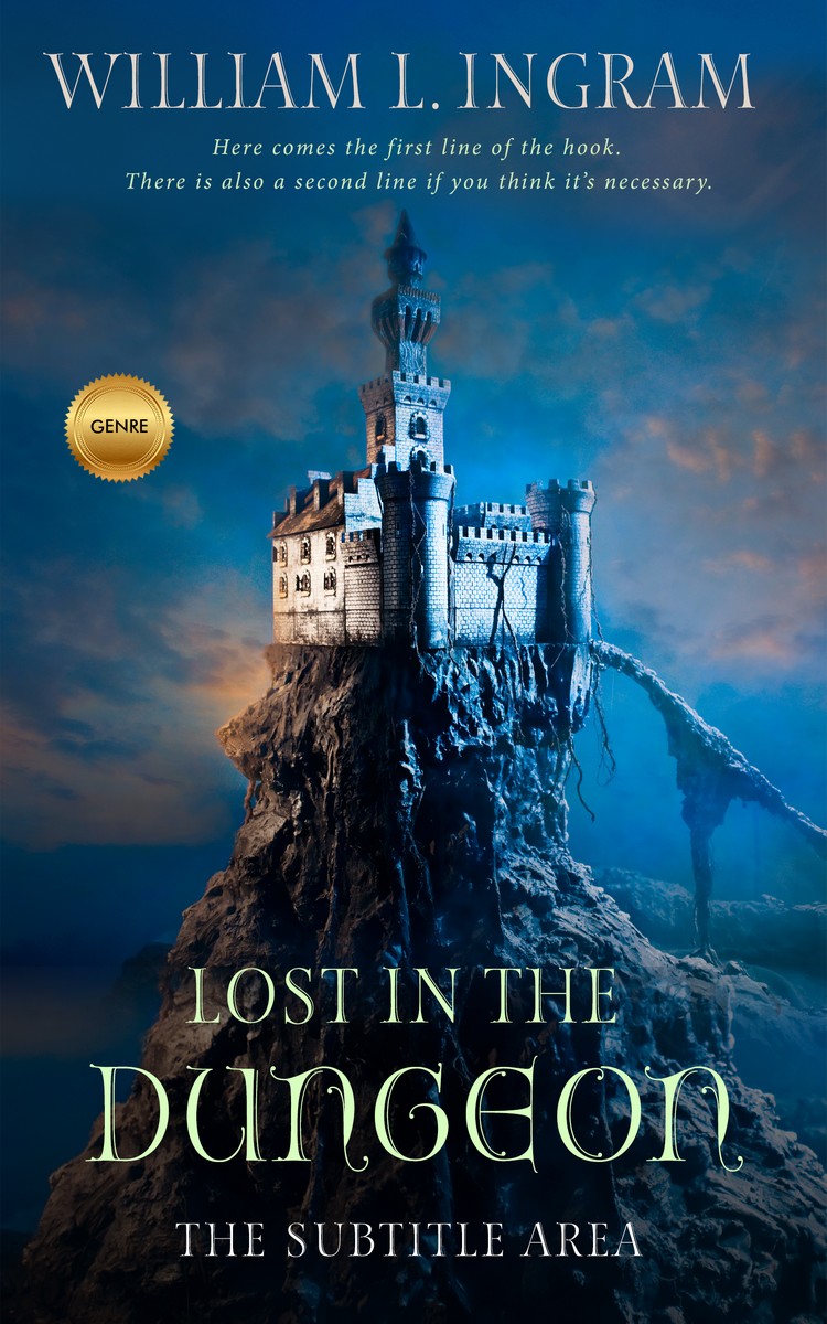 2D view of Biscay #1721 - Premade Historical Book Cover