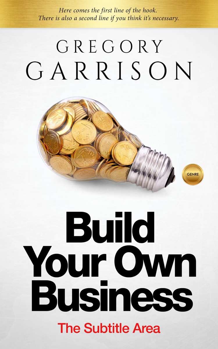 2D view of Premade Business Book Cover - Pampas