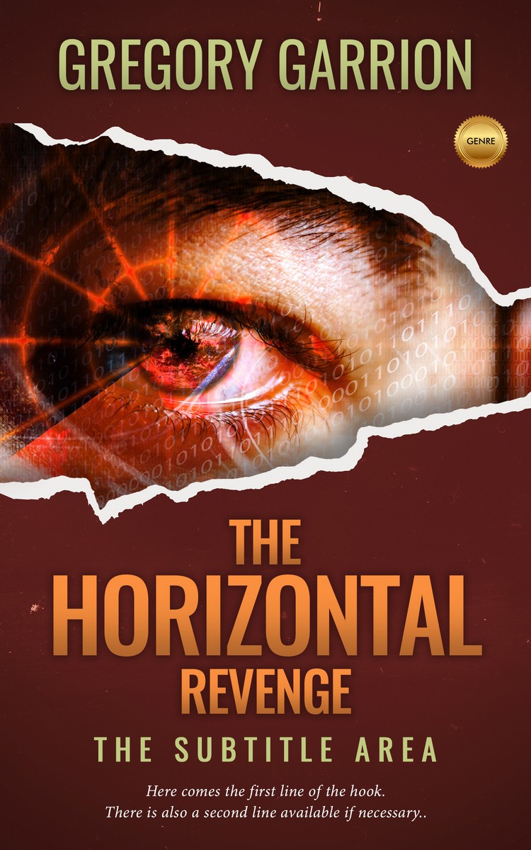 2D view of Brown Derby #1744 - Premade Mystery & Thriller & Suspense Book Cover