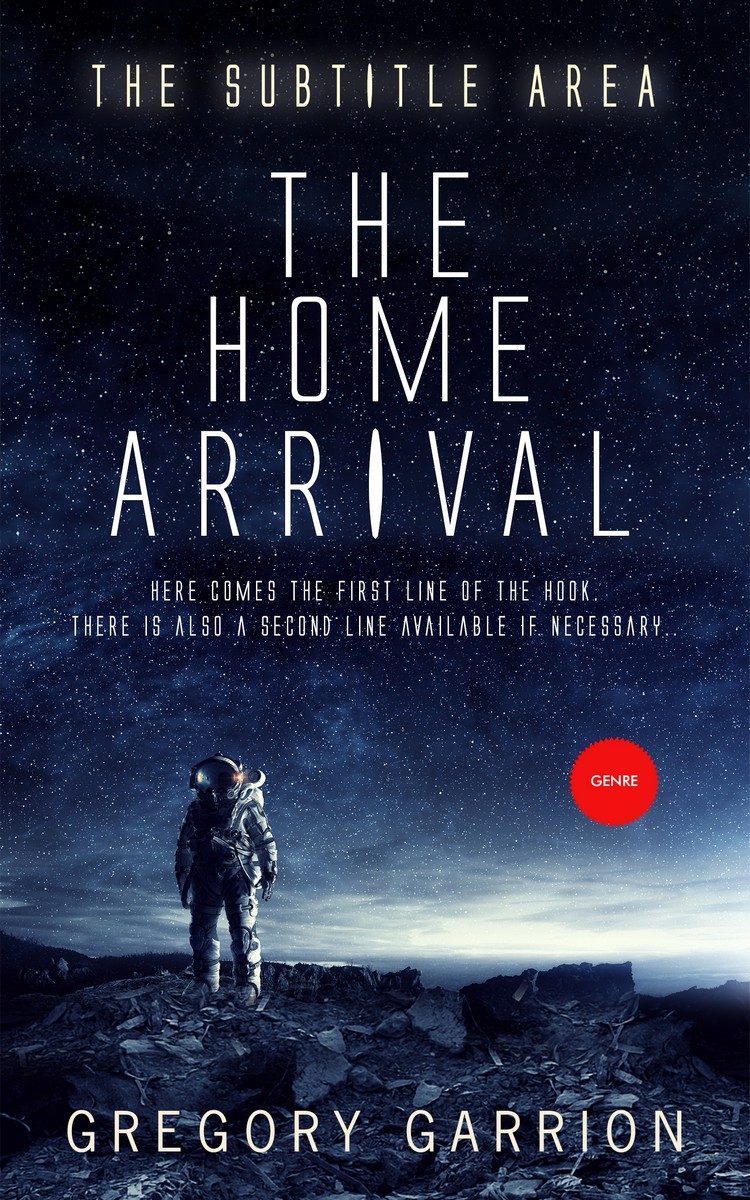 2D view of Ebony #1758 - Premade Science Fiction Book Cover