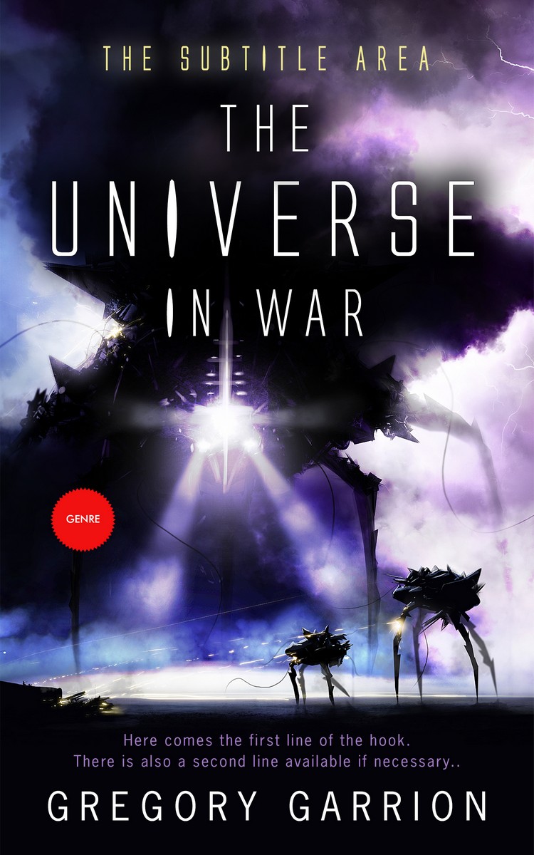 2D view of Lavender Gray #1759 - Premade Apocalyptica Book Cover