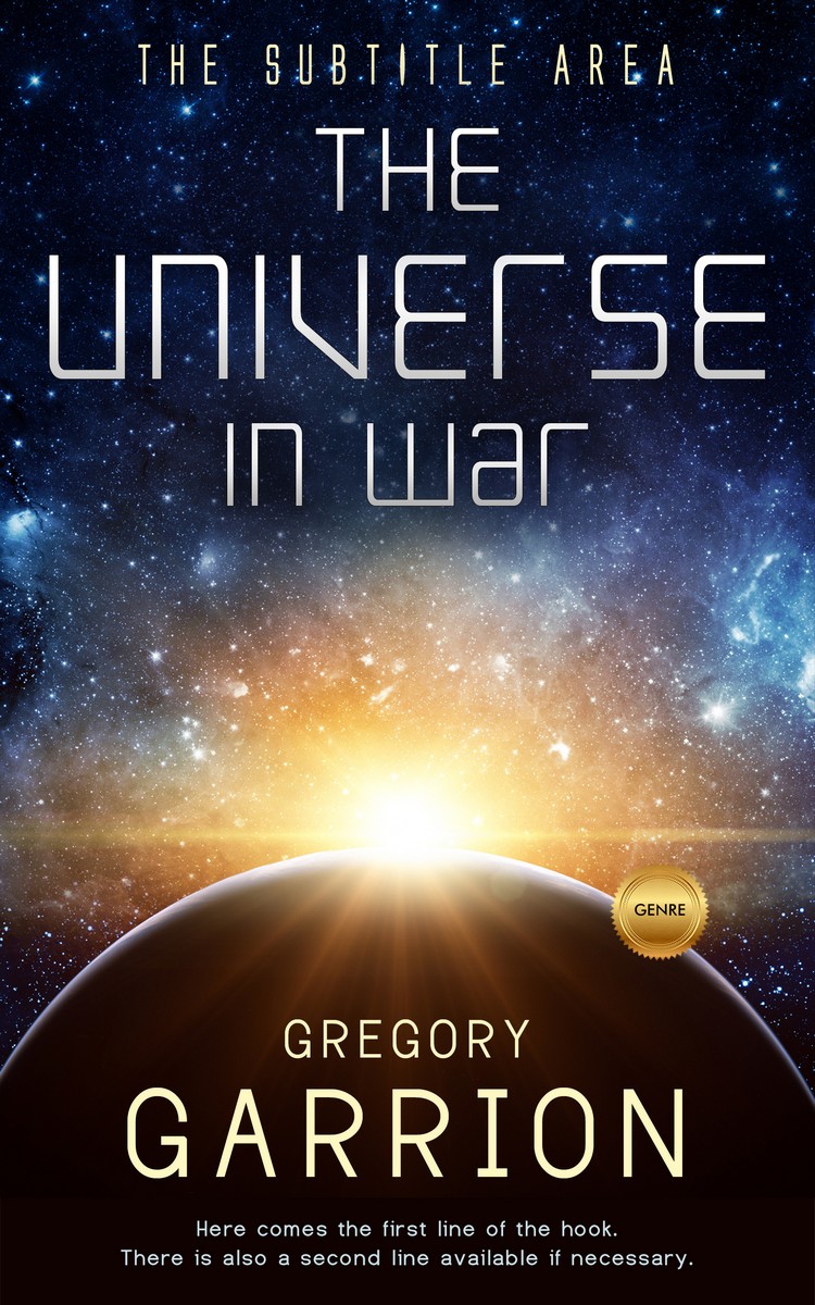 2D view of Pavlova #1763 - Premade Science Fiction Book Cover