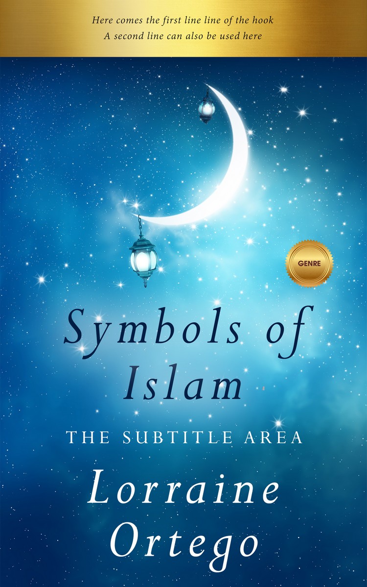 2D view of Venice Blue #1770 - Premade Religion & Spirituality Book Cover