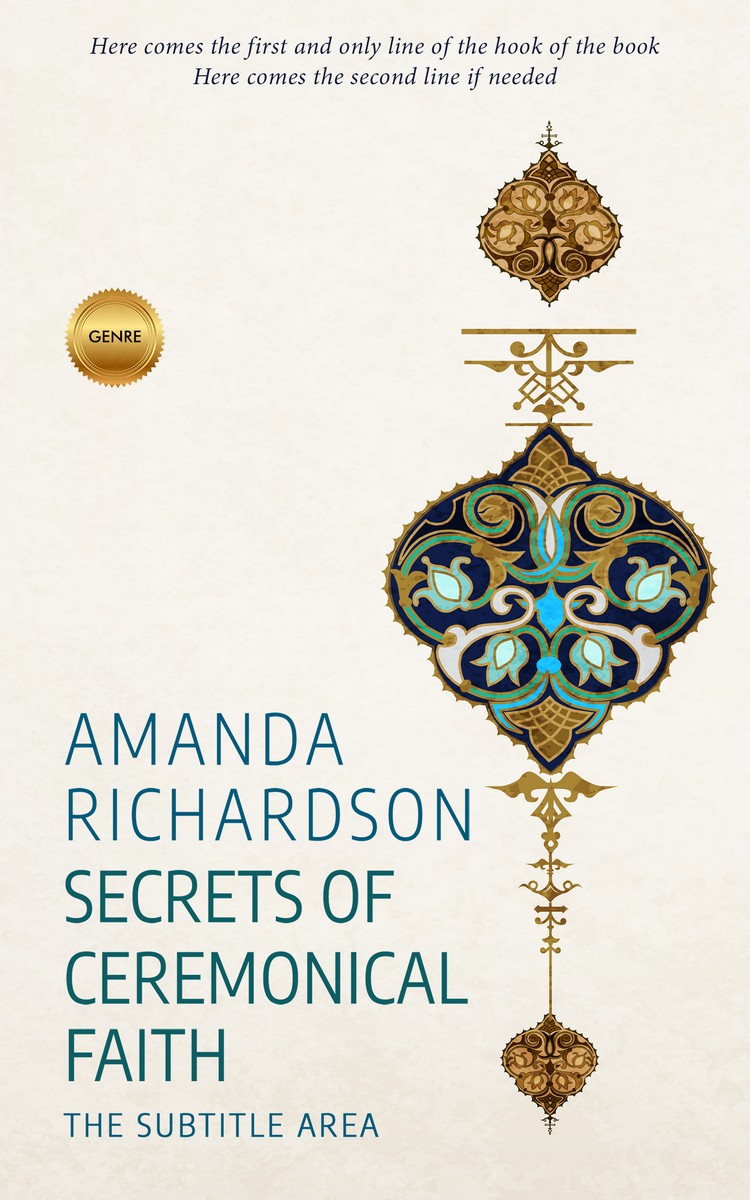 2D view of Pampas #1778 - Premade Religion & Spirituality Book Cover