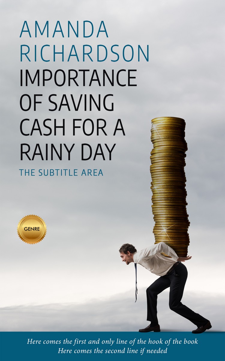 2D view of Premade Business Book Cover - Iron