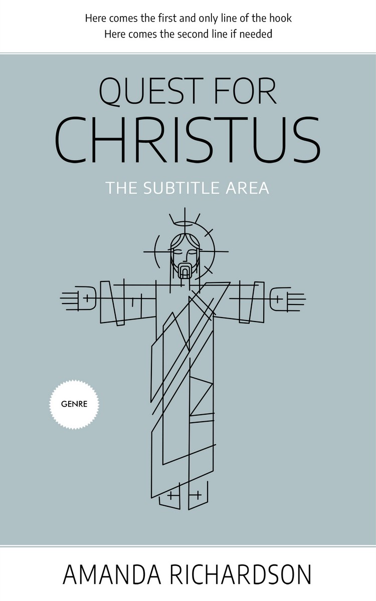 2D view of Tower Gray #1787 - Premade Religion & Spirituality Book Cover